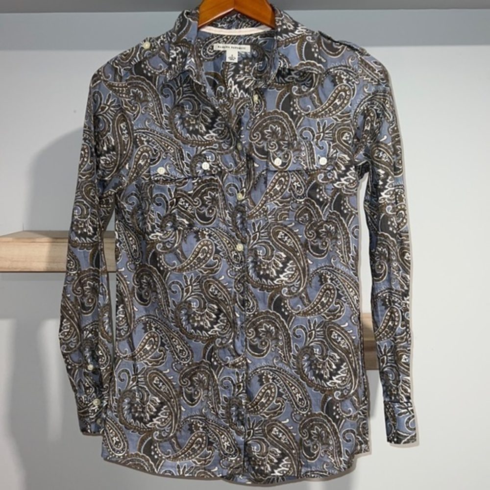 Banana republic Paisley‎ button down